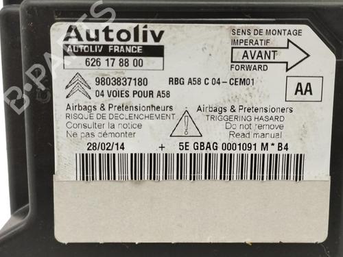 ECU airbags CITROËN C3 Picasso (SH_)  | BP17624602M53 
