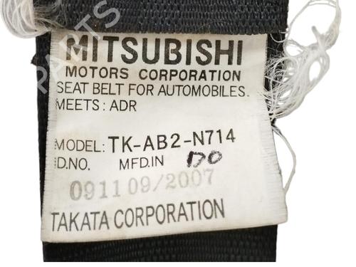 Rear right seatbelt MITSUBISHI GRANDIS (NA_W) 2.0 DI-D (NA8W) | BP15990664I28 