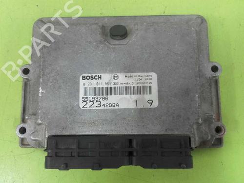 Used Engine control unit (ECU) FIAT DOBLO Box Body/MPV (223_) 1.9 JTD (105 hp) 1161281
