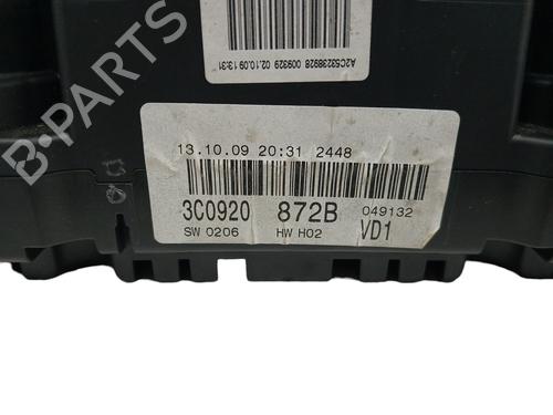 Instrument cluster VW PASSAT B6 (3C2) 2.0 TDI 16V | BP17641262C47