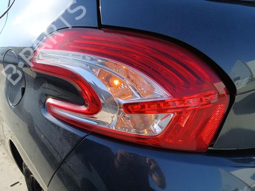 Used Left taillight Left taillight PEUGEOT 208 I (CA_, CC_) 1.4 HDi (68 hp) 36261523 36261523