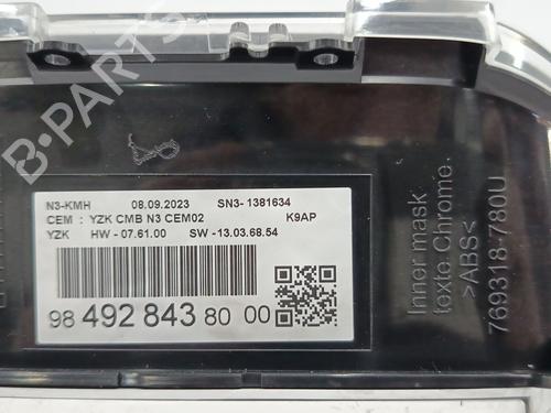 Instrument cluster PEUGEOT RIFTER 1.5 BlueHDi 100 | BP36358928C47  - Image 7
