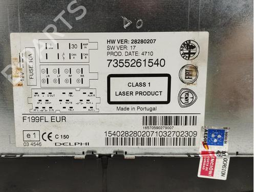 Radio RENAULT CLIO II (BB_, CB_) 1.9 dTi (B/CB0U) | BP17124767E6 