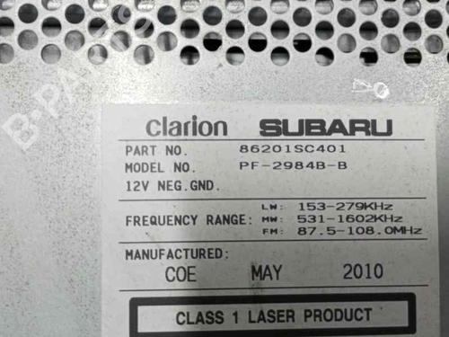 Radio SUBARU FORESTER (SH_)  | BP22613585E6 
