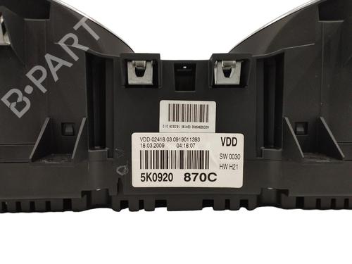 Instrument cluster VW GOLF VI (5K1)  | BP13361835C47 