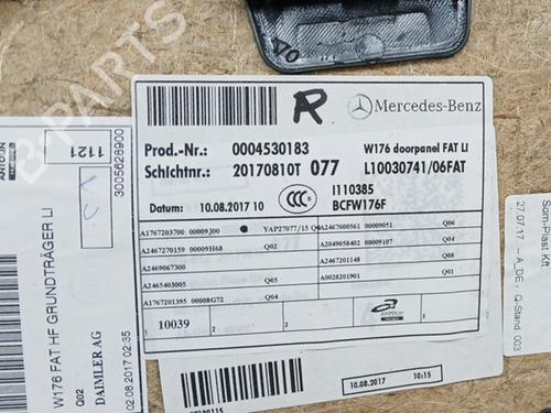 Front left panel MERCEDES-BENZ A-CLASS (W176) A 200 CDI / d (176.008) | BP17562186C58 