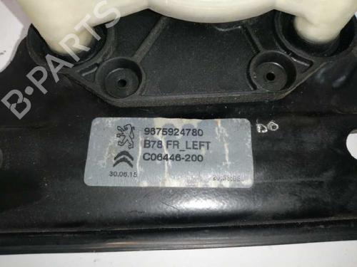 Front left window mechanism CITROËN C4 Picasso II 1.6 BlueHDi 120 | BP7709437C22 