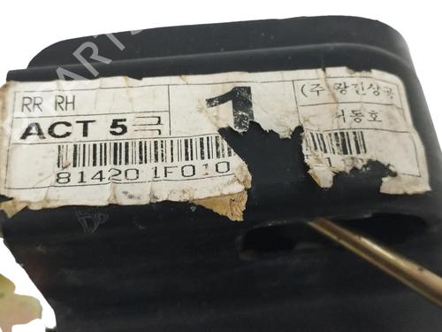 Rear right lock KIA SPORTAGE II (JE_, KM_) 2.7 V6 4WD | BP13912390C99