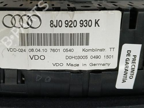Instrument cluster AUDI TT (8J3) 2.0 TDI quattro | BP23575645C47 