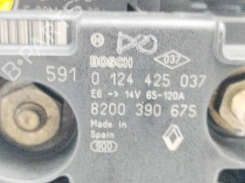Alternator RENAULT MODUS / GRAND MODUS (F/JP0_)  | BP11293563M7 