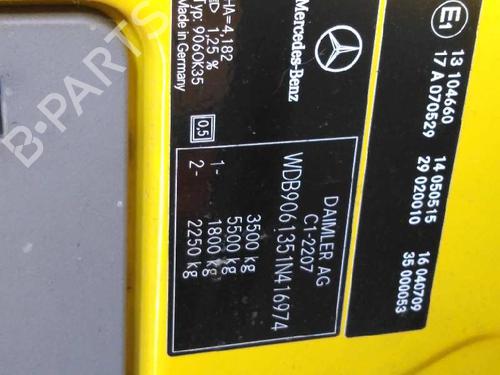 AC radiator MERCEDES-BENZ SPRINTER 3-t Van (B906)  | BP8220673M32 