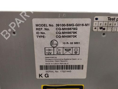 Radio HONDA CIVIC VIII Hatchback (FN, FK) 1.8 (FN1, FK2) | BP16472601E6 
