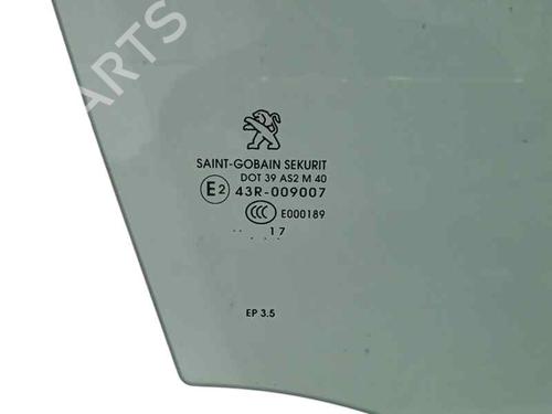 Front right door window PEUGEOT 308 II (LB_, LP_, LW_, LH_, L3_) 1.6 HDi 100 | BP25820798C19 