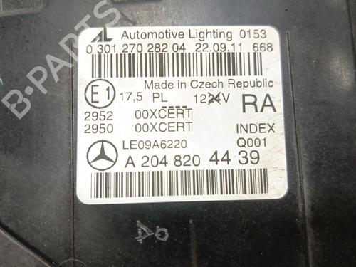 Right headlight MERCEDES-BENZ C-CLASS Coupe (C204) C 250 CDI (204.303) | BP35803100C29 - Image 10