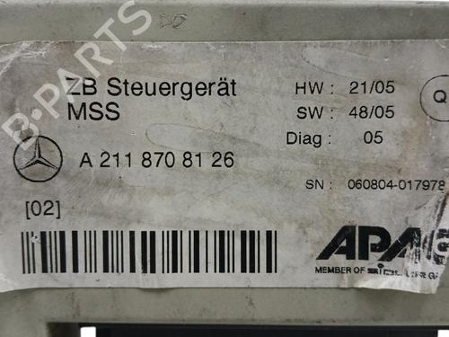 Electronic module MERCEDES-BENZ E-CLASS (W211) E 220 CDI (211.008) | BP19636635M83 