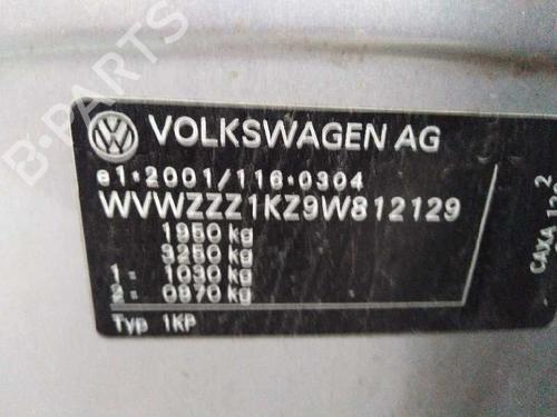 Left front driveshaft VW GOLF PLUS V (5M1, 521)  | BP6323660M38 