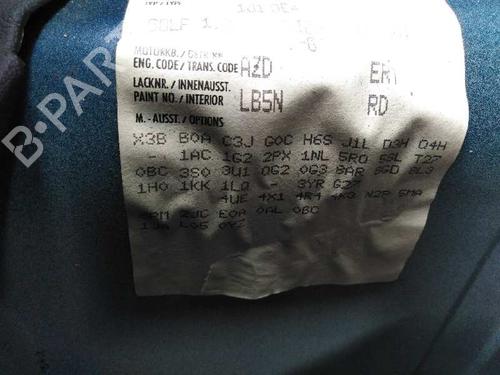 Engine control unit (ECU) VW GOLF IV (1J1) 1.6 16V | BP10357316M57 