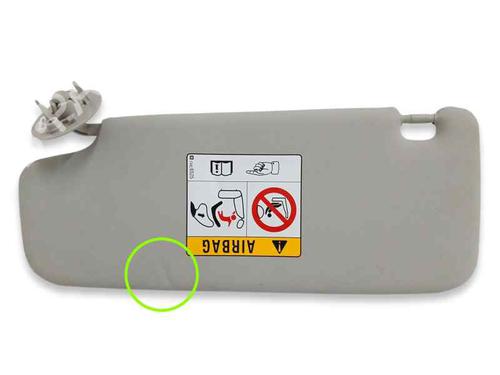 Right sun visor CITROËN C3 AIRCROSS II (2R_, 2C_) 1.2 PureTech 110 (2RHNZB, 2RHNZW, 2RHNPX, 2RHNPJ) | BP23576800I2 