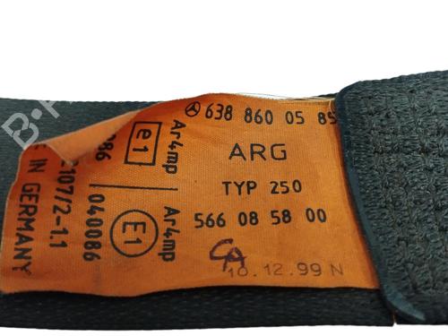 Front right seatbelt MERCEDES-BENZ V-CLASS (638/2)  | BP13739433I25 