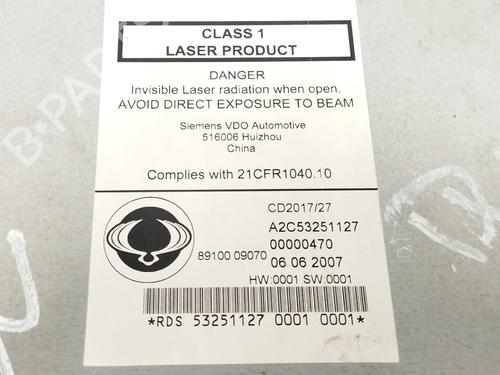 Radio SSANGYONG ACTYON I 2.0 Xdi | BP16084867E6 