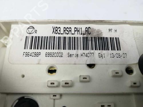 Climate control NISSAN PRIMASTAR Bus (X83)  | BP6882637I5 