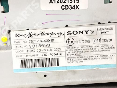 Radio FORD MONDEO IV (BA7) 2.0 TDCi | BP11851524E6 
