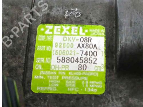 AC compressor NISSAN MICRA III (K12) 1.2 16V | BP26731212M34 