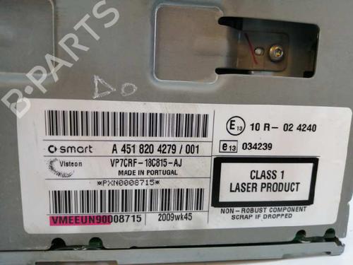 Bilradio SMART FORTWO Coupe (451)  | BP9958251E6 