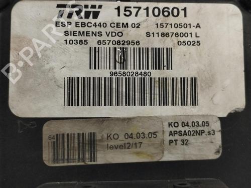 ABS pump PEUGEOT 407 (6D_) 2.0 HDi 135 (6DRHRH, 6DRHRE, 6DRHRG, 6DRHRJ) | BP15372855M43 