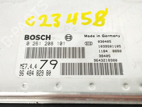 Engine control unit (ECU) PEUGEOT 206 CC (2D) 1.6 16V (2DNFUF, 2DNFUR) | BP10917125M57