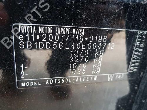 Engine control unit (ECU) TOYOTA AVENSIS (_T25_)  | BP5811997M57 