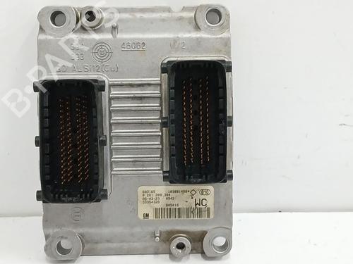 Used Engine control unit (ECU) OPEL CORSA C (X01) 1.4 Twinport (F08, F68) (90 hp) 29027726