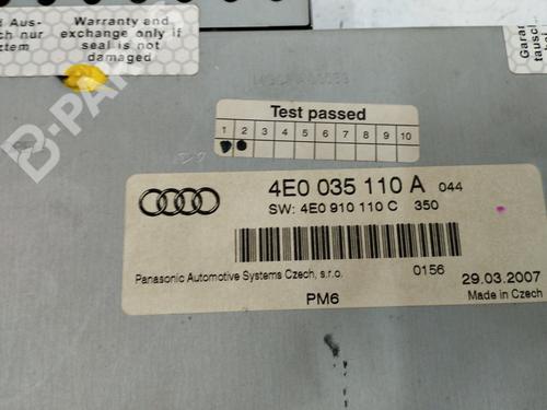 Radio AUDI A8 D3 (4E2, 4E8)  | BP10409316E6 