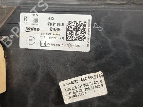 Right headlight SEAT LEON (KL1, KLG) 1.0 TSI | BP31637619C29 - Image 7