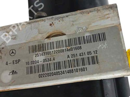 ABS pump MERCEDES-BENZ M-CLASS (W164) ML 280 CDI 4-matic (164.120) | BP26597368M43 