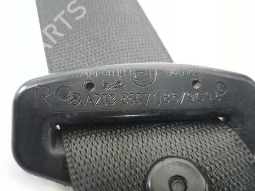 Front right seatbelt MERCEDES-BENZ C-CLASS (W203) C 200 CDI (203.007) | BP8721809I25