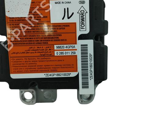 ECU airbags INFINITI Q50 50 Hybrid | BP13371186M53