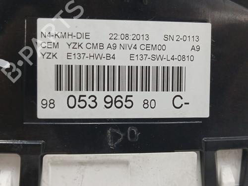 Instrument cluster PEUGEOT 2008 I (CU_) 1.6 HDi | BP19635772C47 