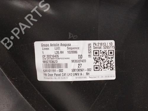 Front right panel CITROËN C4 III (BA_, BB_, BC_) 1.2 PureTech 130 (BAHNSA, BAHNSB) | BP15906347C59 