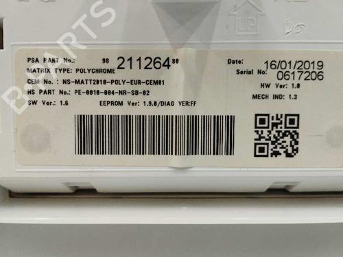 Instrument cluster HYUNDAI SONATA V (NF) 2.0 CRDi | BP9642894C47 