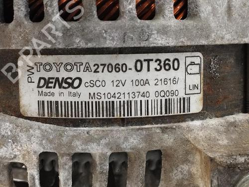 Alternator TOYOTA VERSO (_R2_) 1.8 (ZGR21_, ZGR21R) | BP11356026M7 