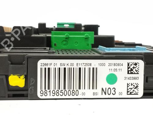 Fuse box PEUGEOT 2008 I (CU_) 1.5 BlueHDI 120 | BP12443064E1 