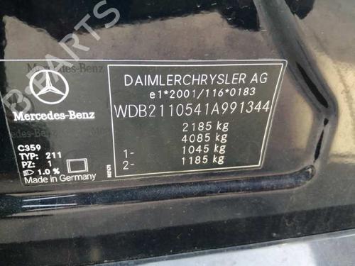 Airbag module MERCEDES-BENZ E-CLASS (W211) E 280 (211.054) | BP27297957M53 
