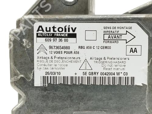 Kollisjonspute styreenhet CITROËN C3 Picasso (SH_)  | BP16302752M53 