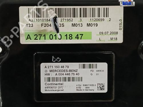 Engine control unit (ECU) MERCEDES-BENZ C-CLASS (W204) C 200 Kompressor (204.041) | BP17748221M57 