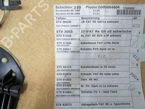 Front right panel MERCEDES-BENZ S-CLASS (W221, V221)  | BP11937211C59 