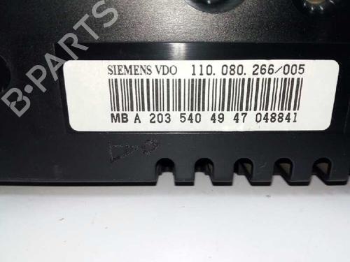 Instrument cluster MERCEDES-BENZ C-CLASS (W203) | BP5182376C47