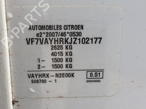 Sikkerhedssele bag venstre CITROËN JUMPY III Bus (V_) 1.5 BlueHDi 100 | BP27721353I29 