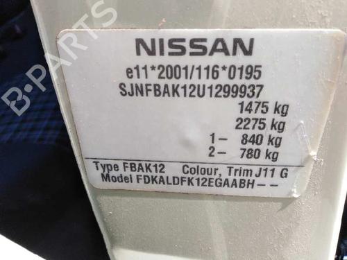 Left headlight NISSAN MICRA III (K12) 1.2 16V | BP7760820C28 