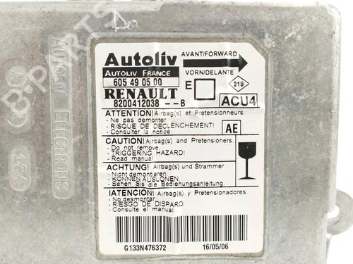 ECU airbags RENAULT MEGANE II Coupé-Cabriolet (EM0/1_) 1.6 16V | BP10651140M53 